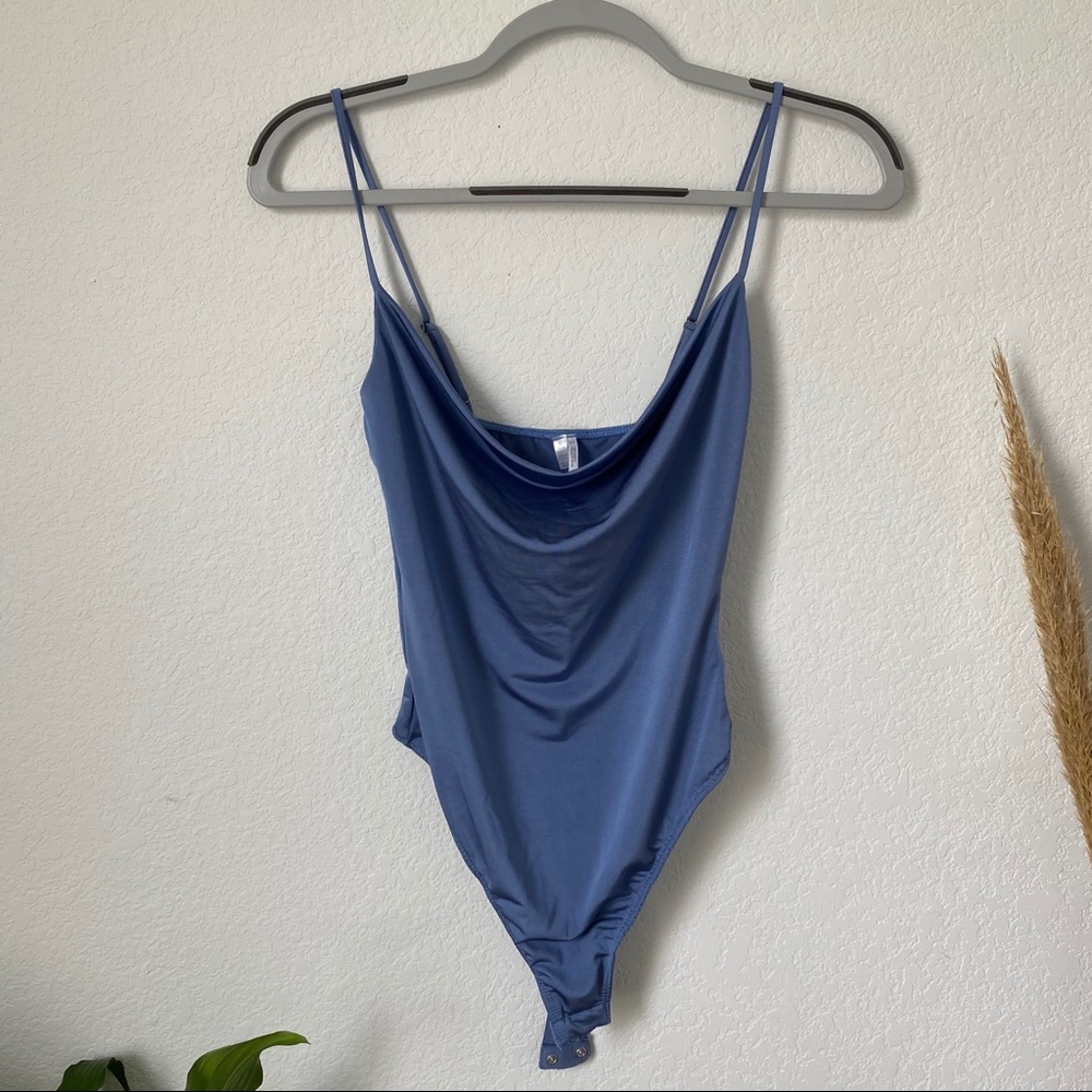 Urban Outfitters Silk Cowl Bodysuit
